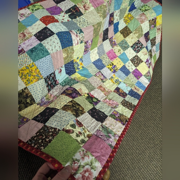 Handmade patchwork quilt - Picture 2 of 7